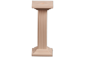 Square Ivory Plasteryte pack of 4 pillars